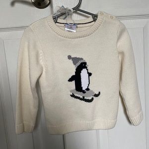 Jacadi Paris penguin sweater 24m
